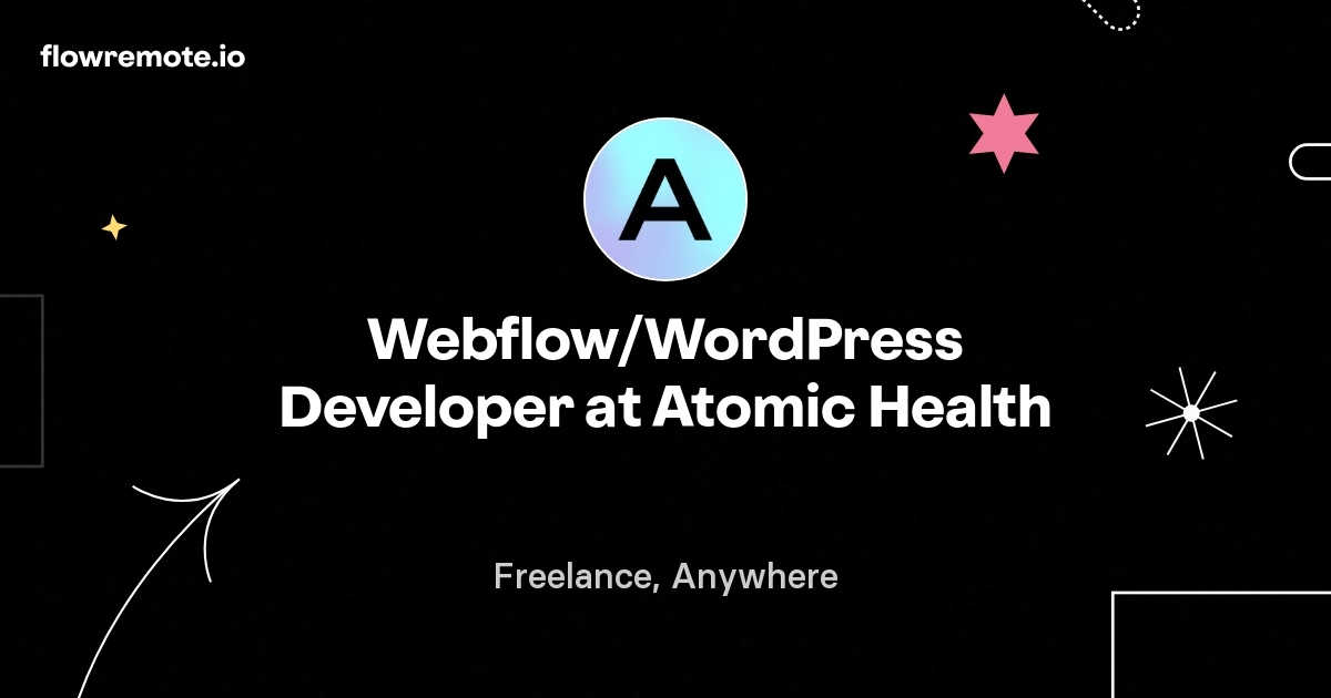Webflow/WordPress Developer at Atomic Health
