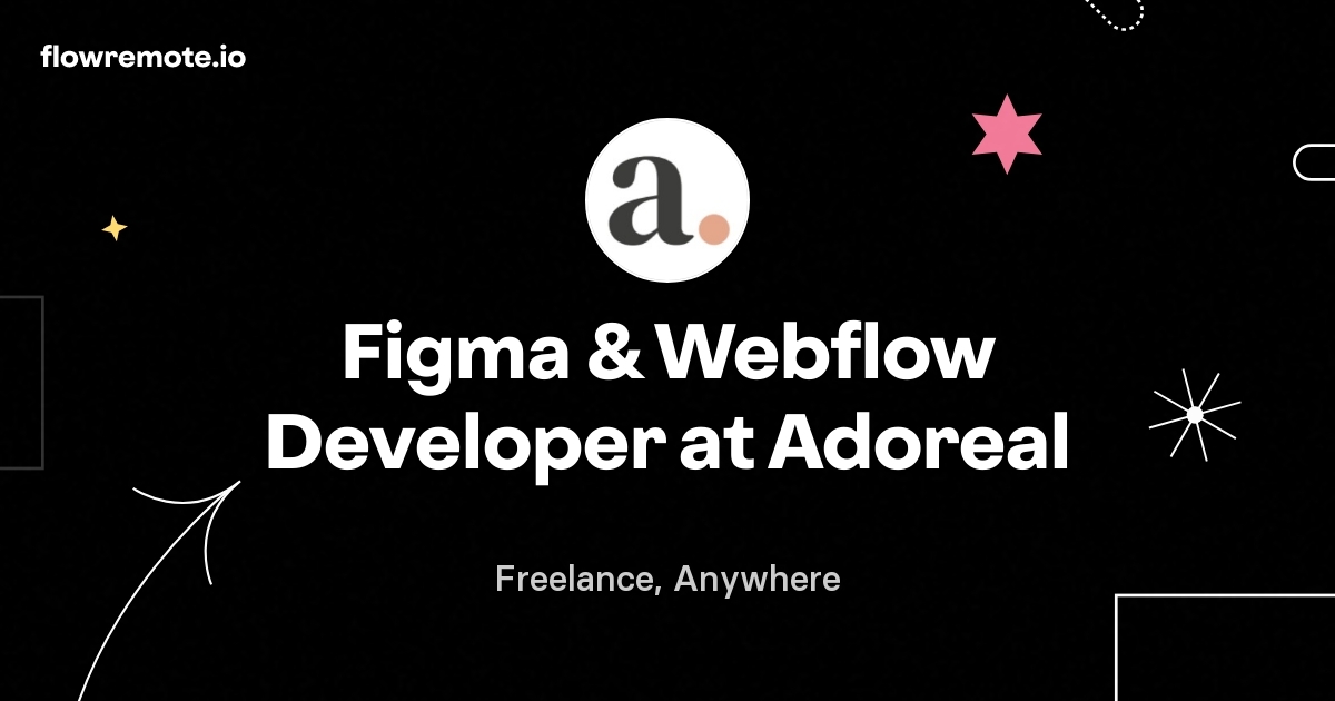 Figma & Webflow Developer at Adoreal