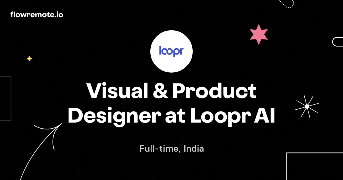 Visual & Product Designer at Loopr AI