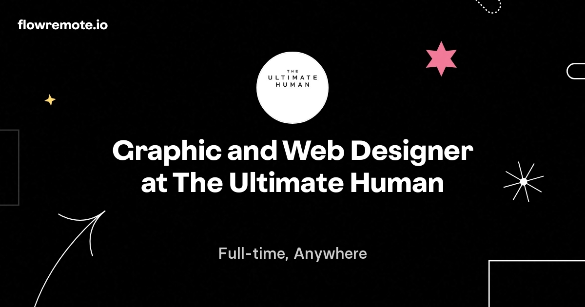 Graphic and Web Designer at The Ultimate Human