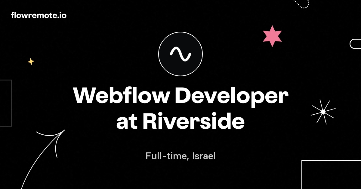 Webflow Developer at Riverside