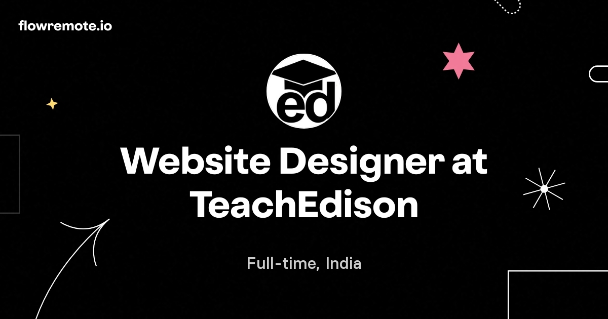 Website Designer at TeachEdison
