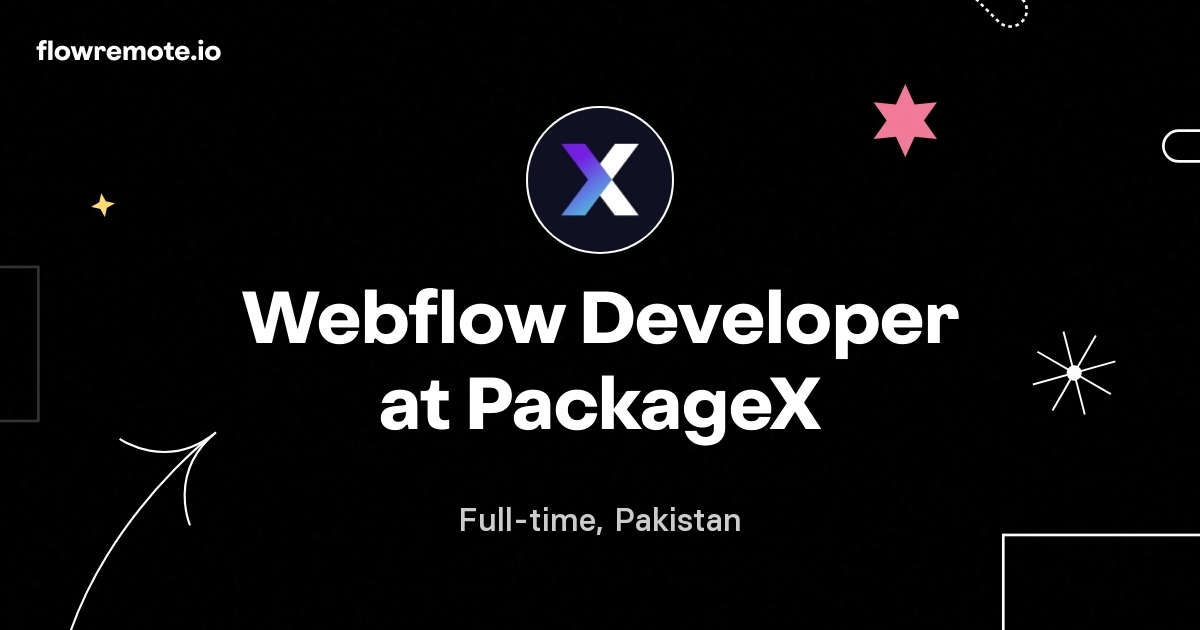 Webflow Developer at PackageX