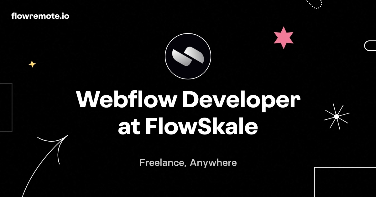 Webflow Developer at FlowSkale