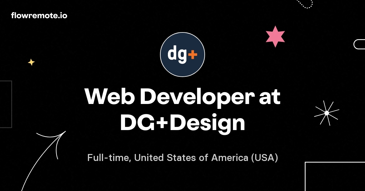 Web Developer at DG+Design