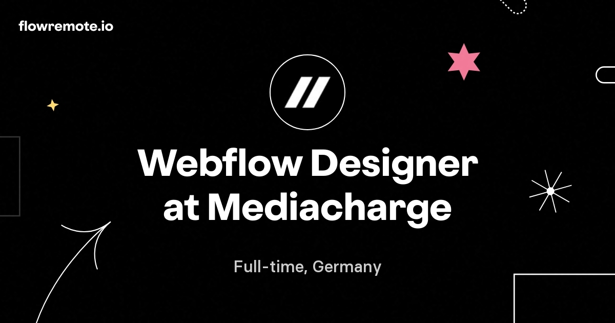 Webflow Designer at Mediacharge