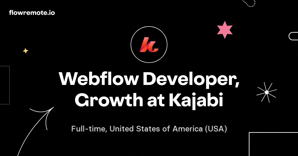 Webflow Developer, Growth at Kajabi