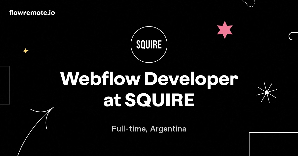 Webflow Developer at SQUIRE