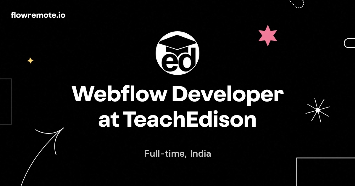 Webflow Developer at TeachEdison