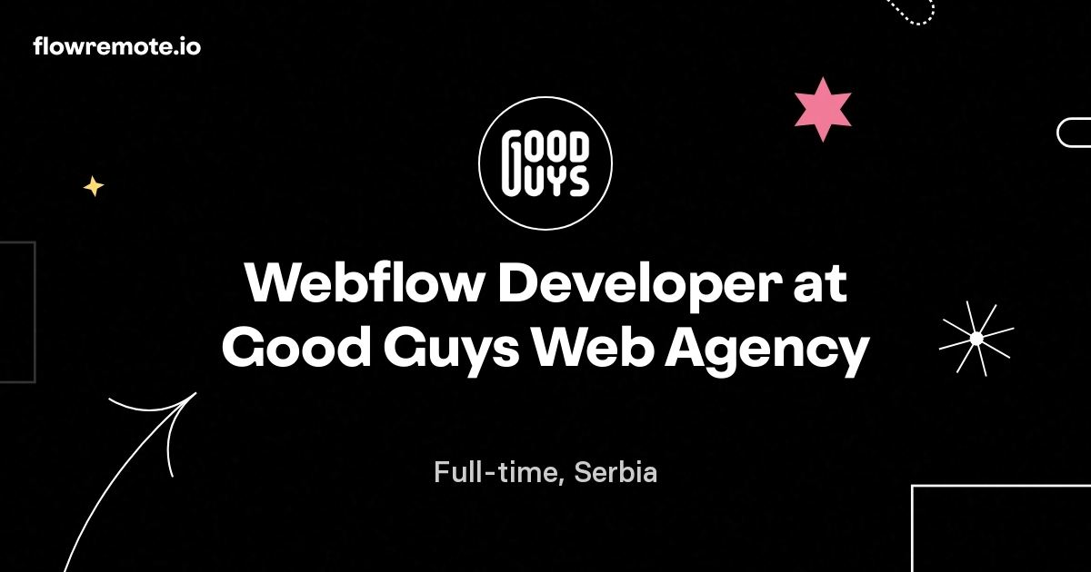 Webflow Developer at Good Guys Web Agency