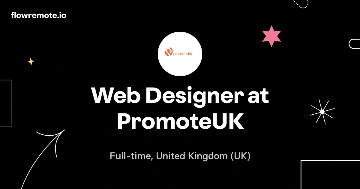 Web Designer at PromoteUK