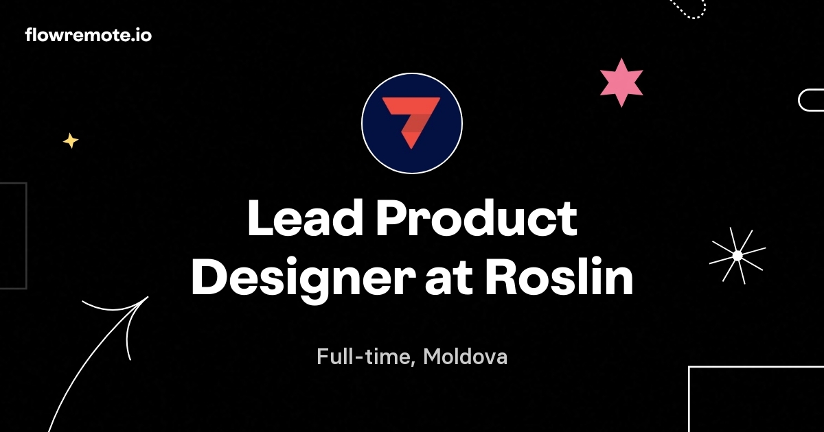 Lead Product Designer at Roslin