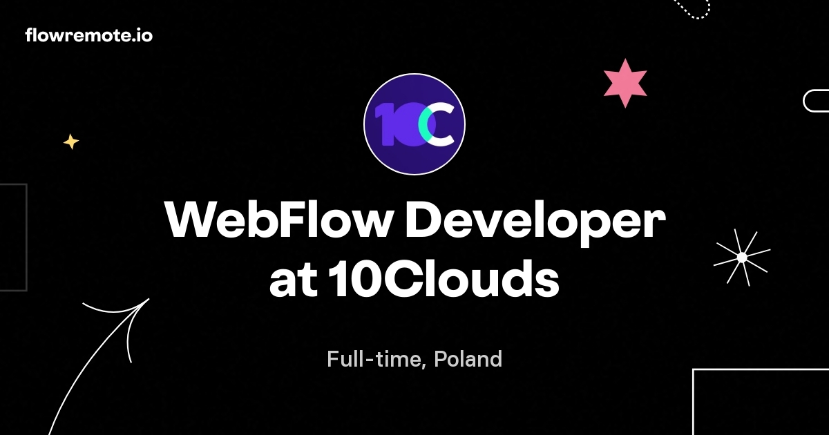 WebFlow Developer at 10Clouds
