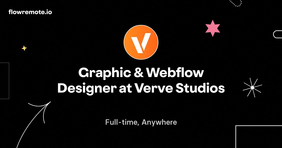 Graphic & Webflow Designer at Verve Studios