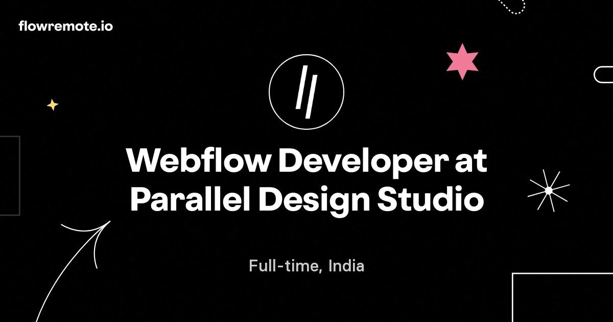 Webflow Developer at Parallel Design Studio