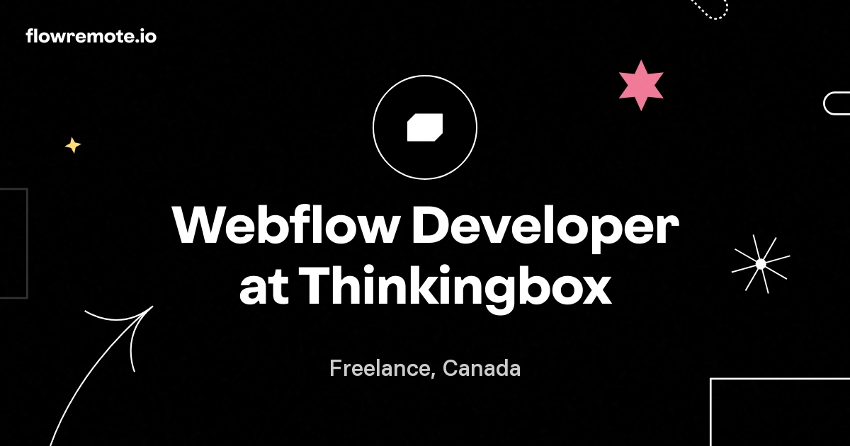 Webflow Developer at Thinkingbox