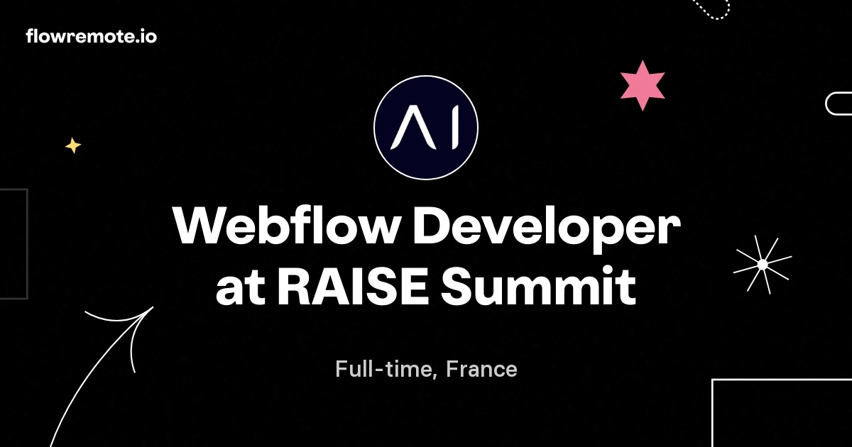 Webflow Developer at RAISE Summit