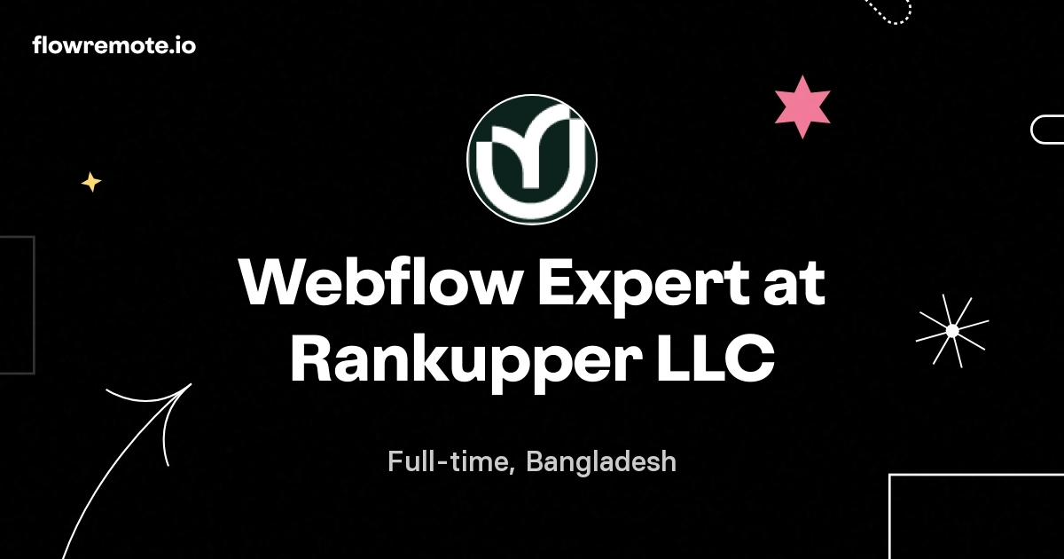 Webflow Expert at Rankupper LLC