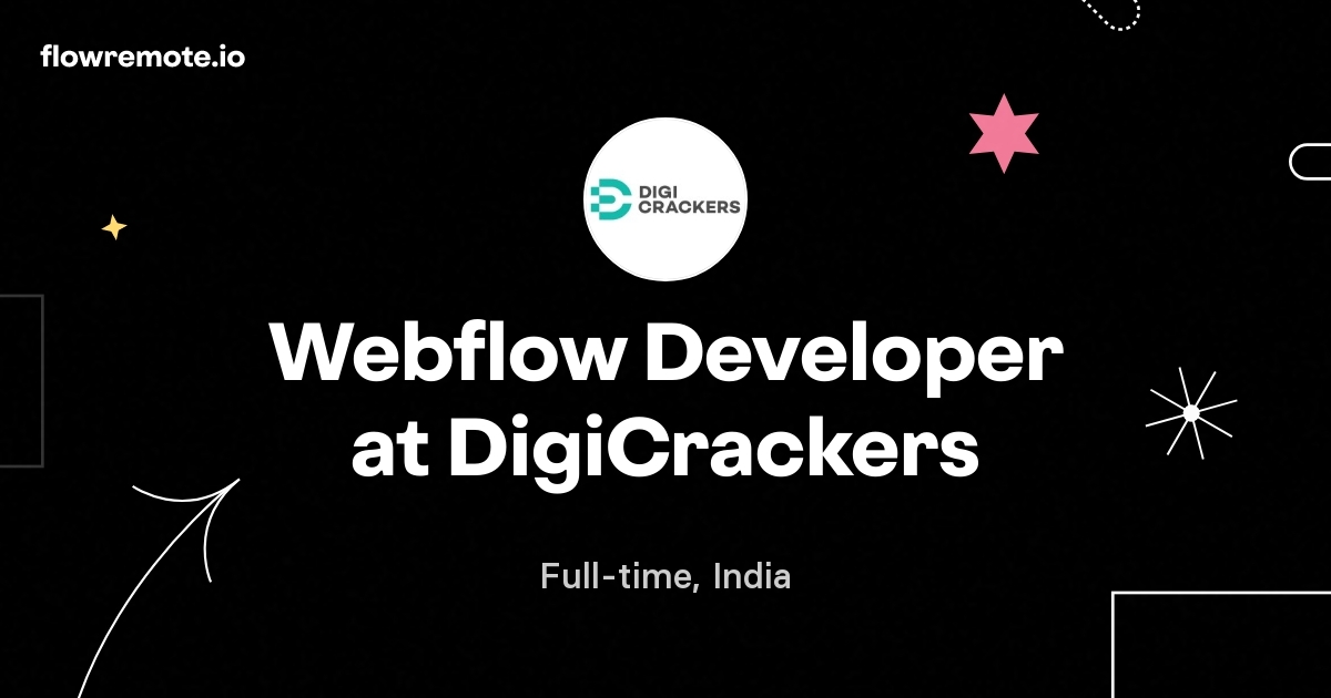 Webflow Developer at DigiCrackers