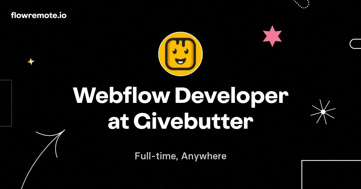 Webflow Developer at Givebutter