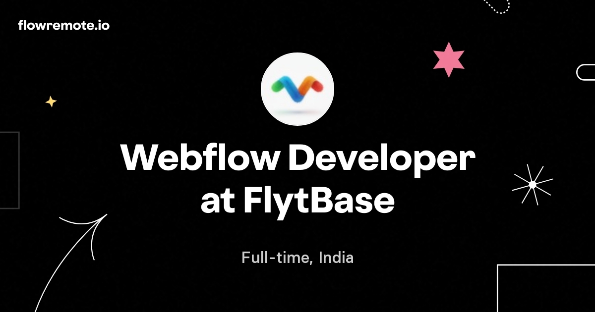Webflow Developer at FlytBase