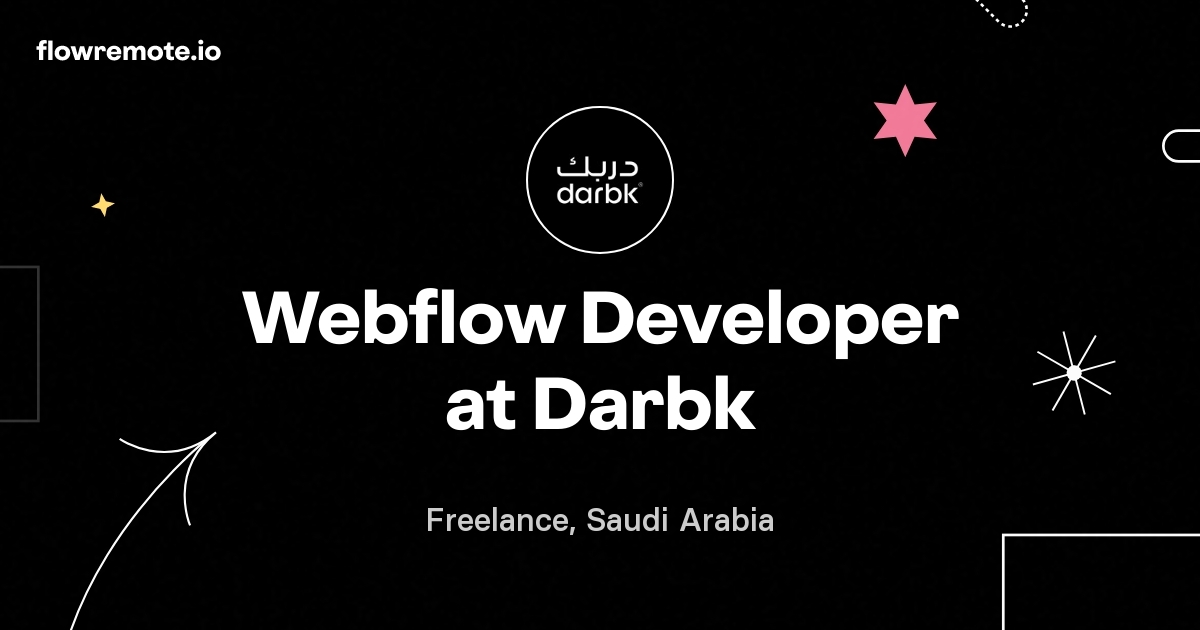 Webflow Developer at Darbk