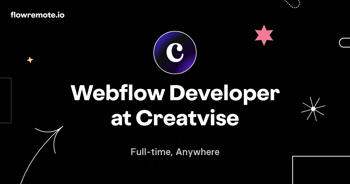Webflow Developer at Creatvise