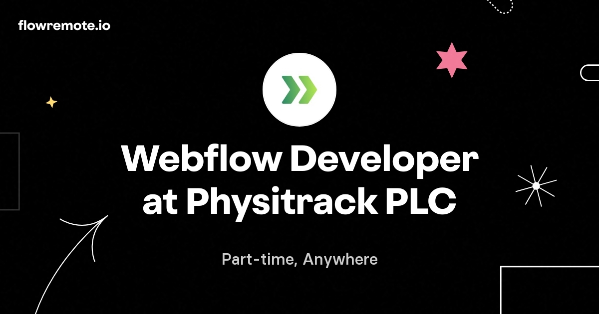Webflow Developer at Physitrack PLC