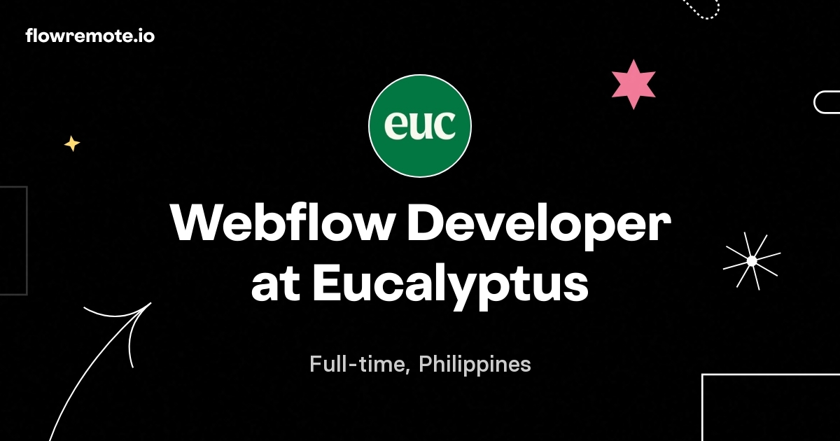 Webflow Developer at Eucalyptus
