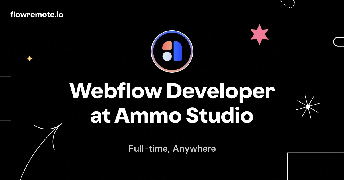 Webflow Developer at Ammo Studio
