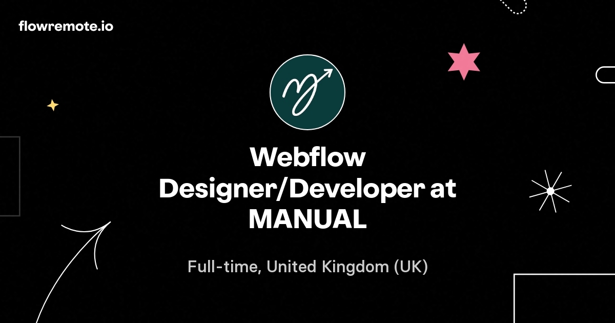 Webflow Designer/Developer at MANUAL