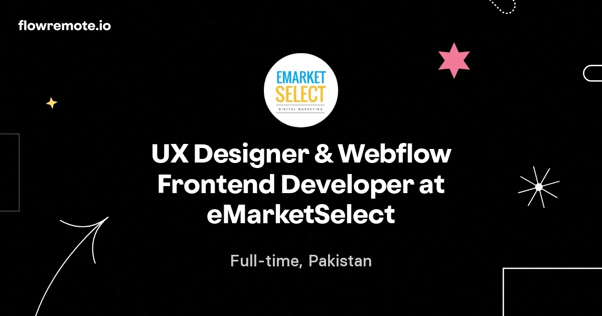 UX Designer & Webflow Frontend Developer at eMarketSelect