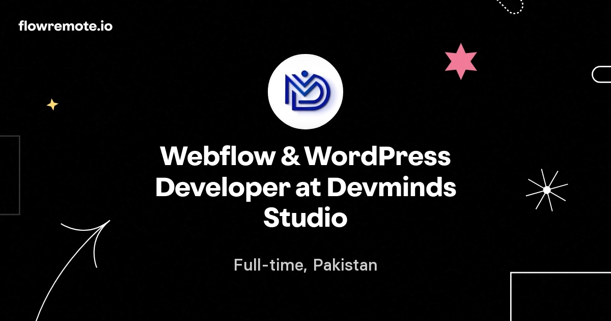 Webflow & WordPress Developer at Devminds Studio