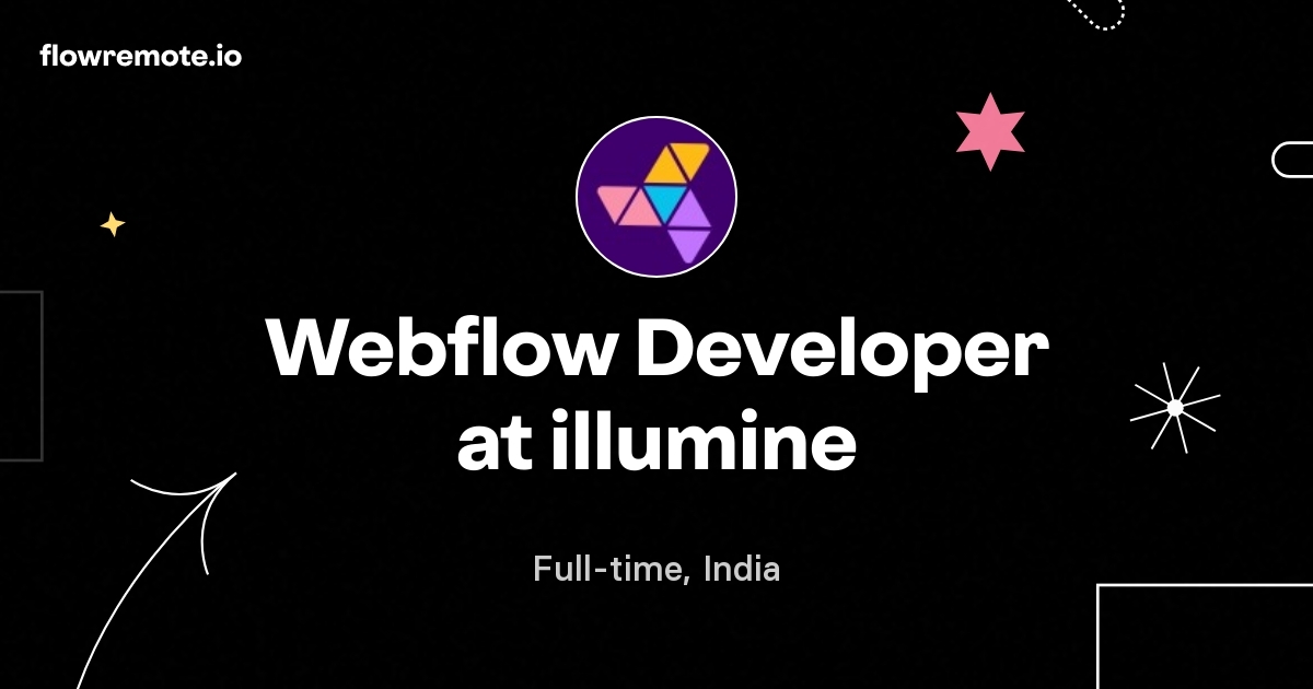 Webflow Developer at illumine