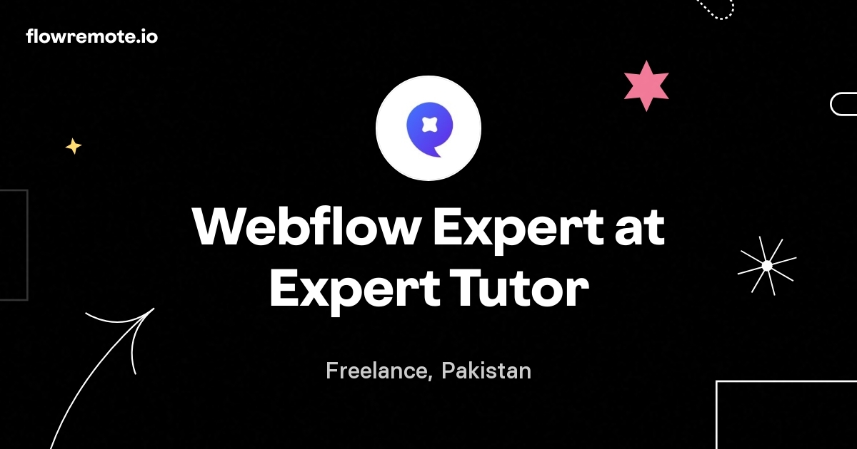 Webflow Expert at Expert Tutor