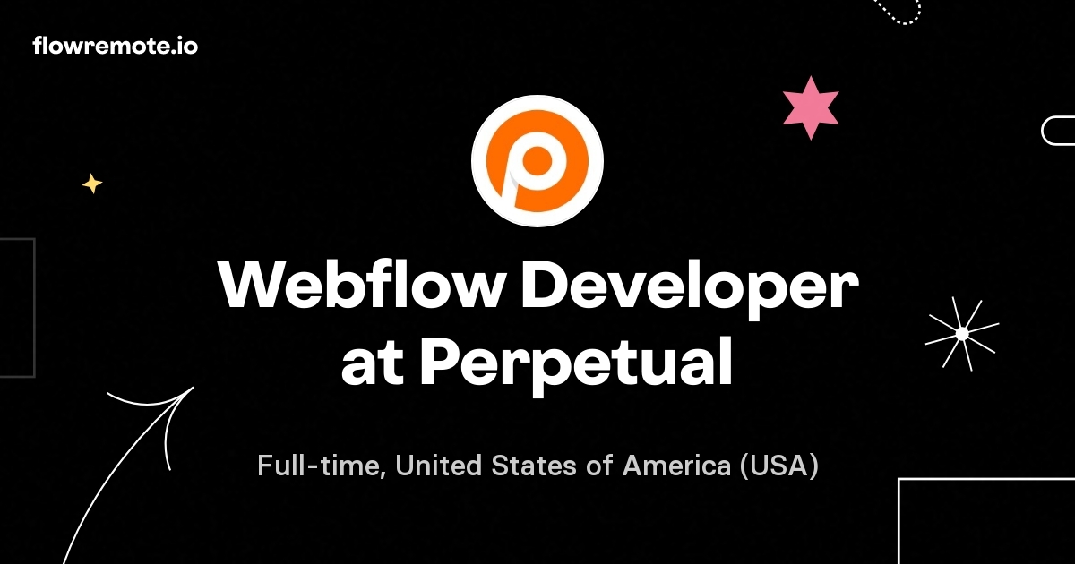 Webflow Developer at Perpetual