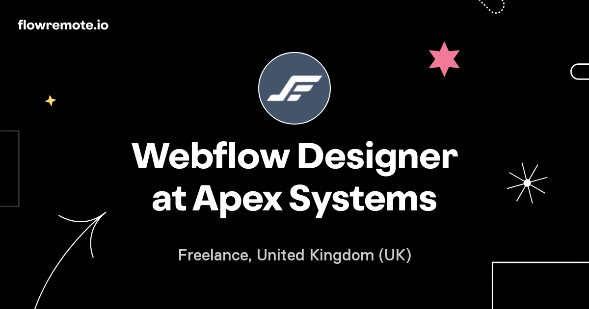 Webflow Designer at Apex Systems