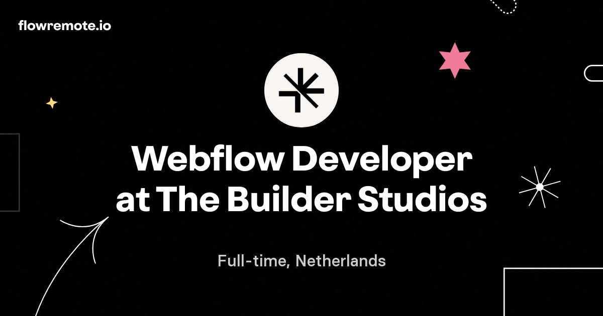 Webflow Developer at The Builder Studios