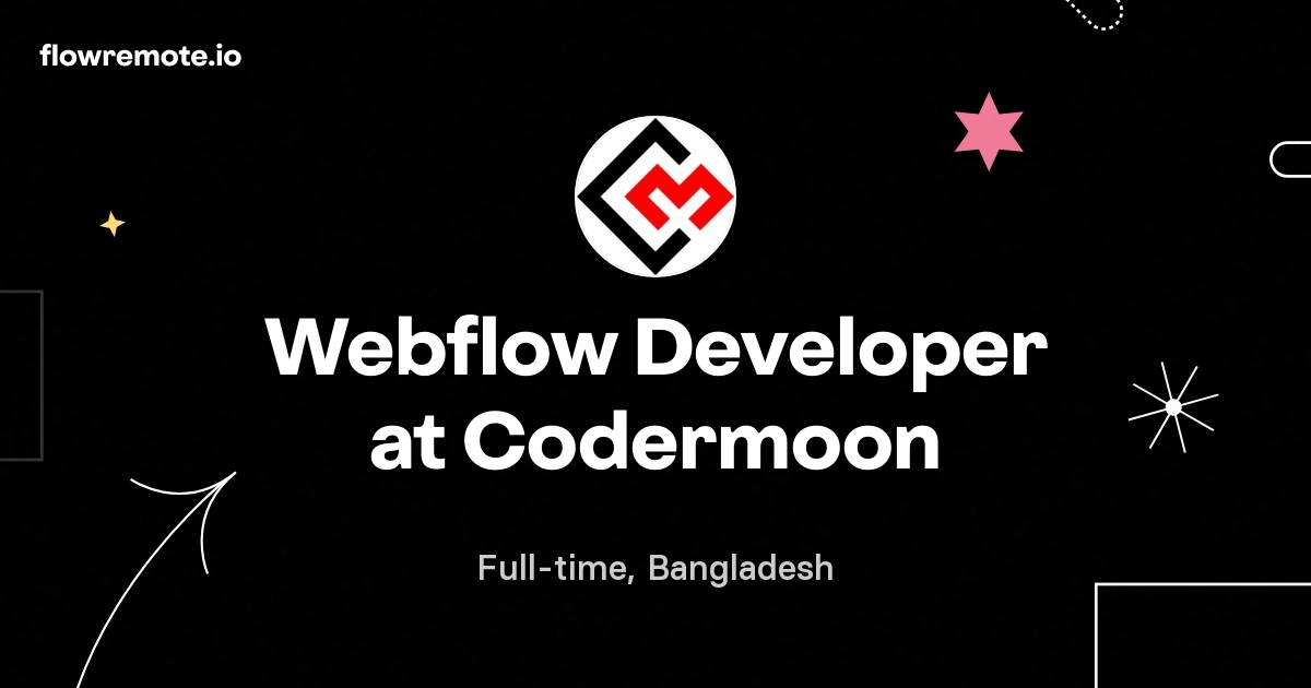 Webflow Developer at Codermoon
