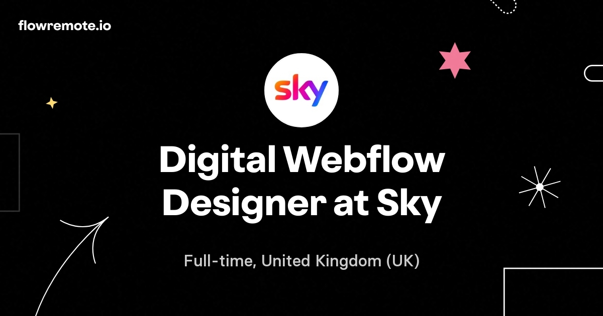 Digital Webflow Designer at Sky