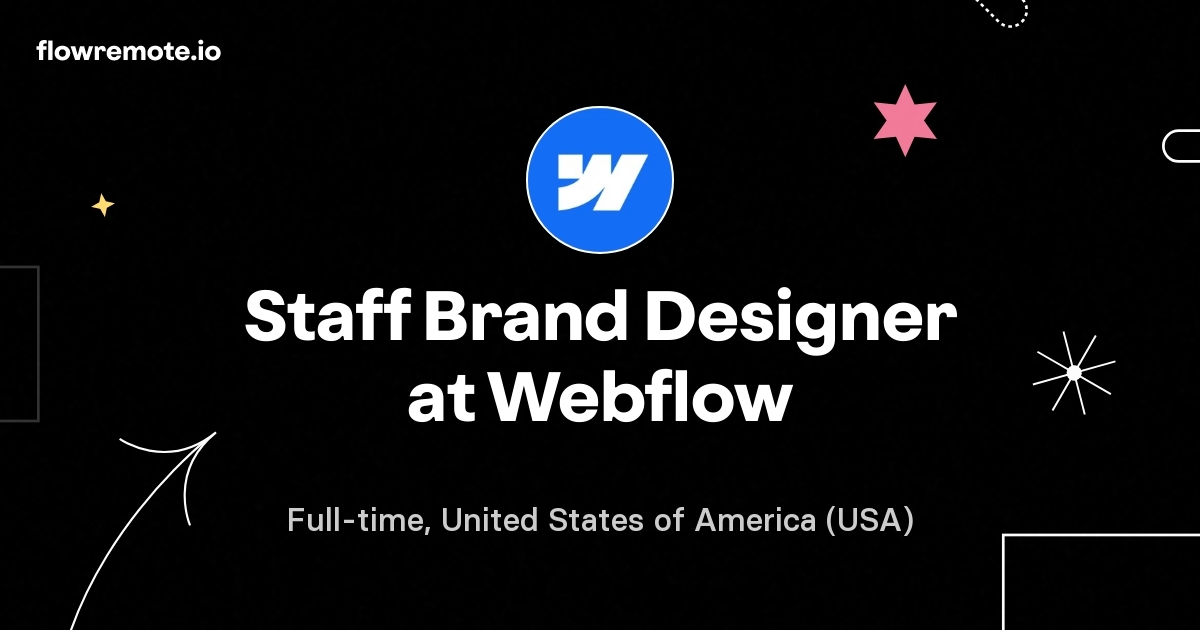 Staff Brand Designer at Webflow