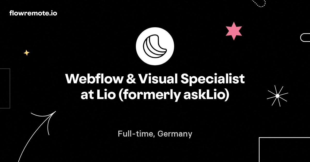 Webflow & Visual Specialist at Lio (formerly askLio)