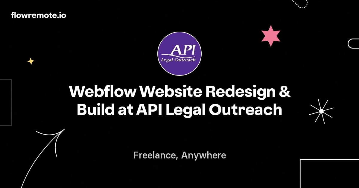 Webflow Website Redesign & Build at API Legal Outreach
