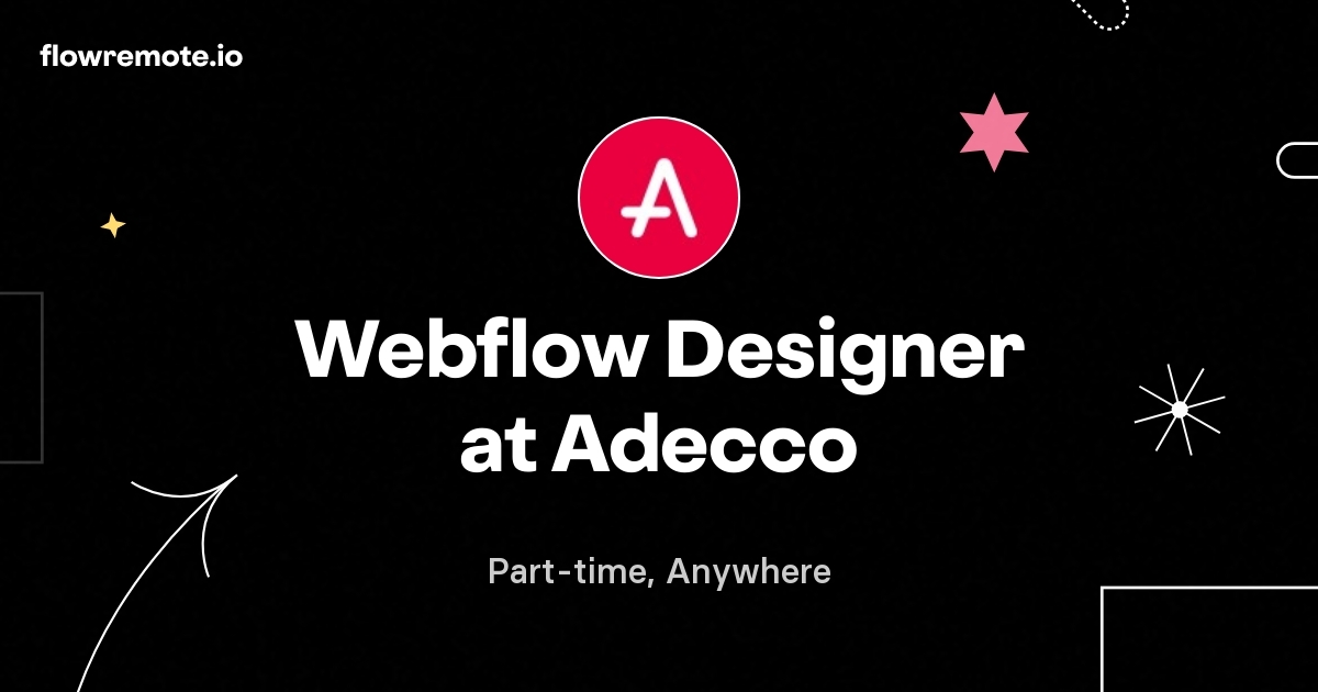 Webflow Designer at Adecco