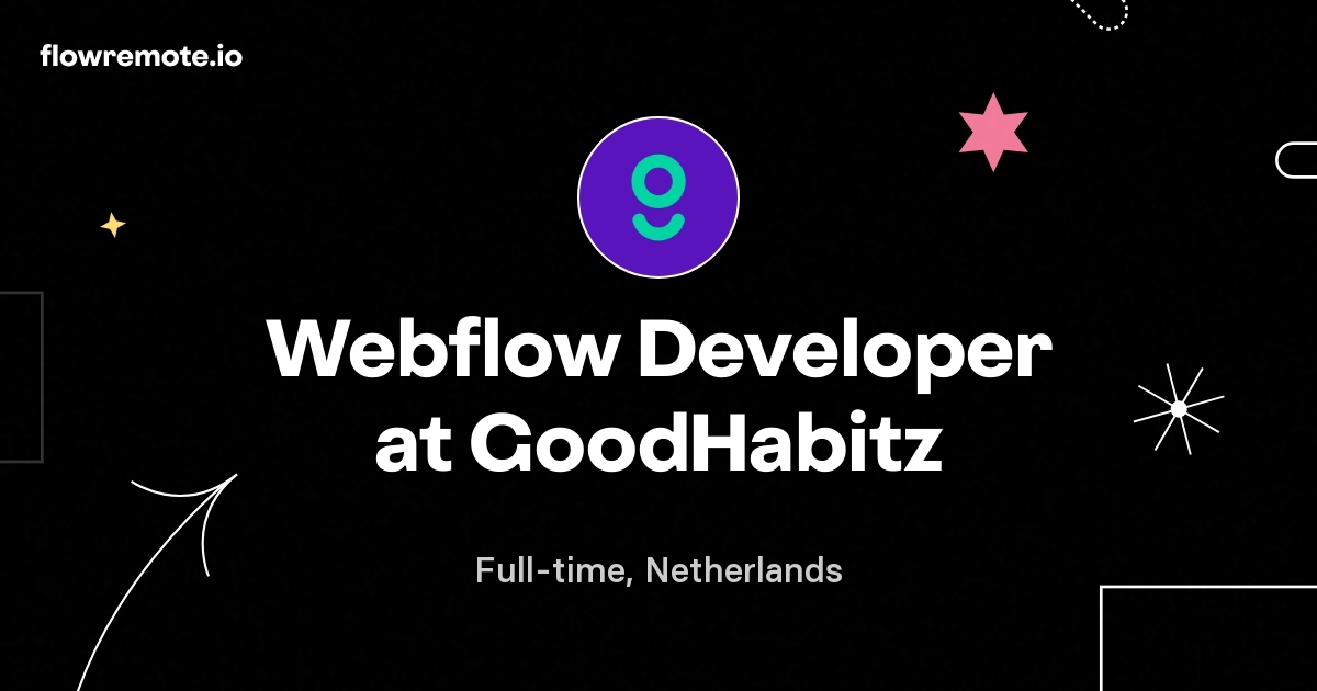 Webflow Developer at GoodHabitz