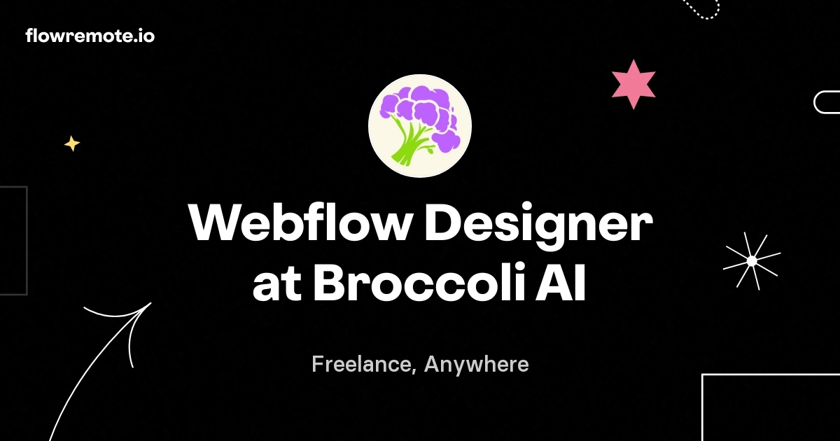 Webflow Designer at Broccoli AI