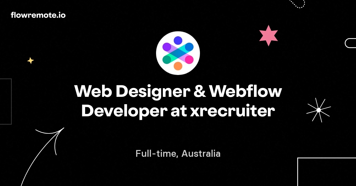 Web Designer & Webflow Developer at xrecruiter