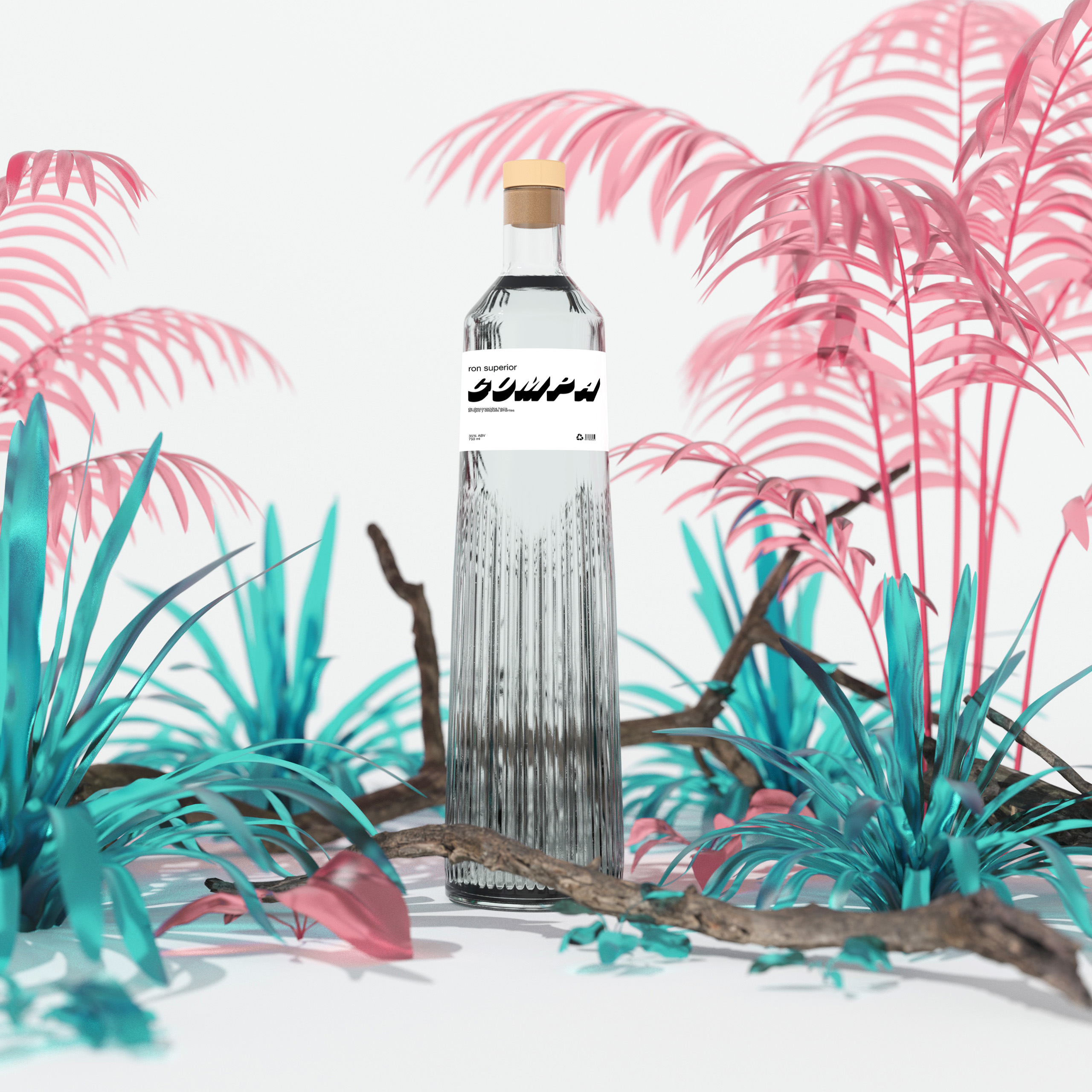 alyssa garay designer portfolio compa ron bottle cgi keyshot render creative