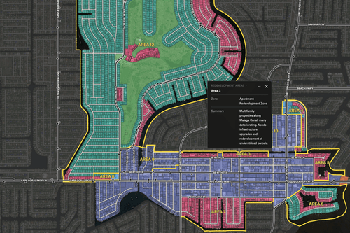 View of Community Redevelopment Plan - Felt Map Gallery