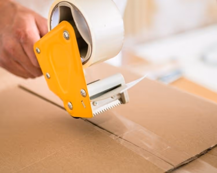 packing box and tape